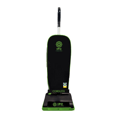IPC UV150B Cordless upright commercial HEPA vacuum.