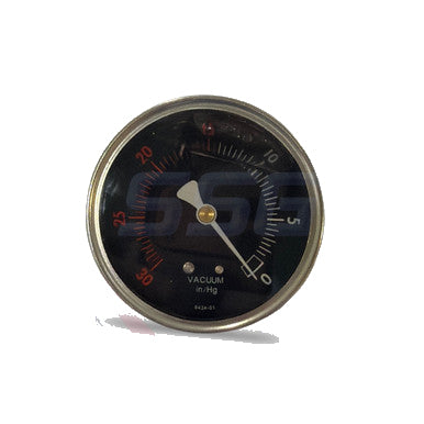 Hydramaster and Diamond Vacuum Gauge 00-074-017 with black face.