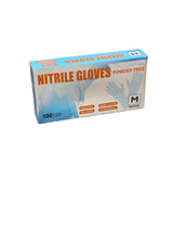 Blue Nitrile Powder-Free Gloves, 3 Mil