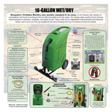Mosquito 16 Gallon Wet Dry Vac 16-1003