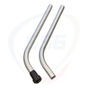 Two piece aluminum vacuum wand