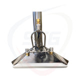 Two Jet Stainless Steel Carpet Wand with Glide