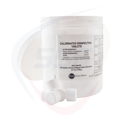 GK-CDT6.55  Chlorinated Disinfecting Tablets by Green Klean
