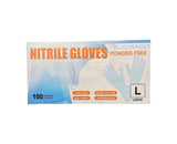 Blue Nitrile Powder-Free Gloves, 3 Mil