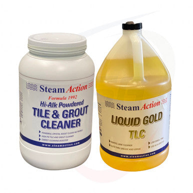 Steamaction High Alkaline Tile and Grout Cleaning Package