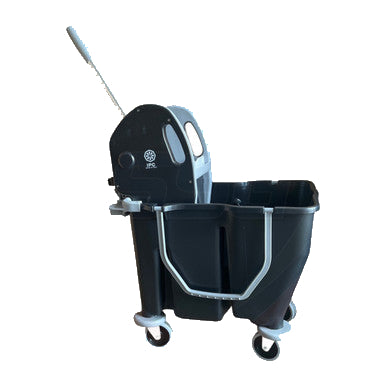 Dual Mop Bucket Black is Green